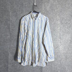 Dino Roma Striped‎ Button Down Shirt Mens Sz Large Long Sleeve Italy Designer